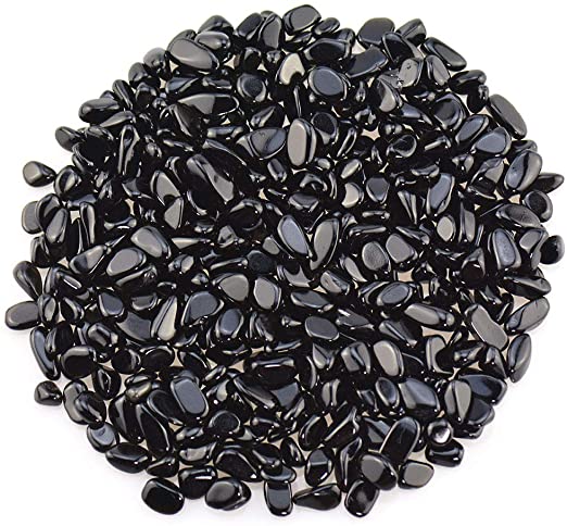 Black Obsidian Chips - 500gms Black Obsidian Chips - 500gms